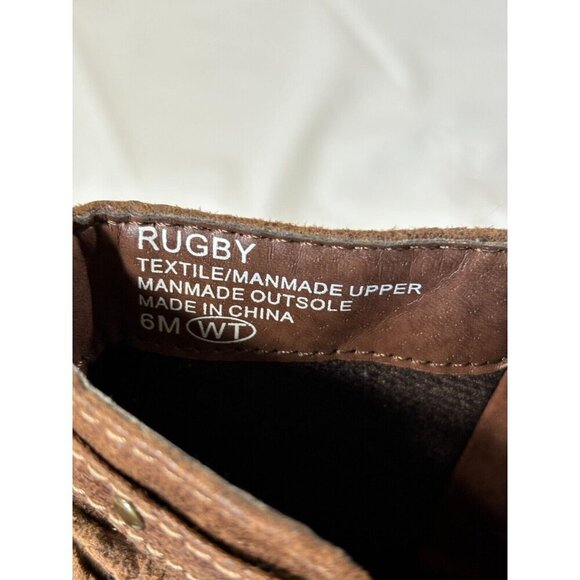 JellyPop Rugby Bootie Brown Faux Leather Size 6 M - Picture 9 of 9